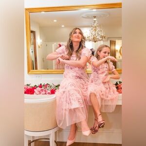 Ivy City Co Wonderstruck Dress in Pink NWT - Medium